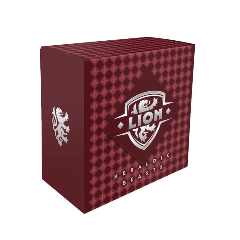 Silver Lion 1 oz PP - Heraldic Beasts 2025 in the original box