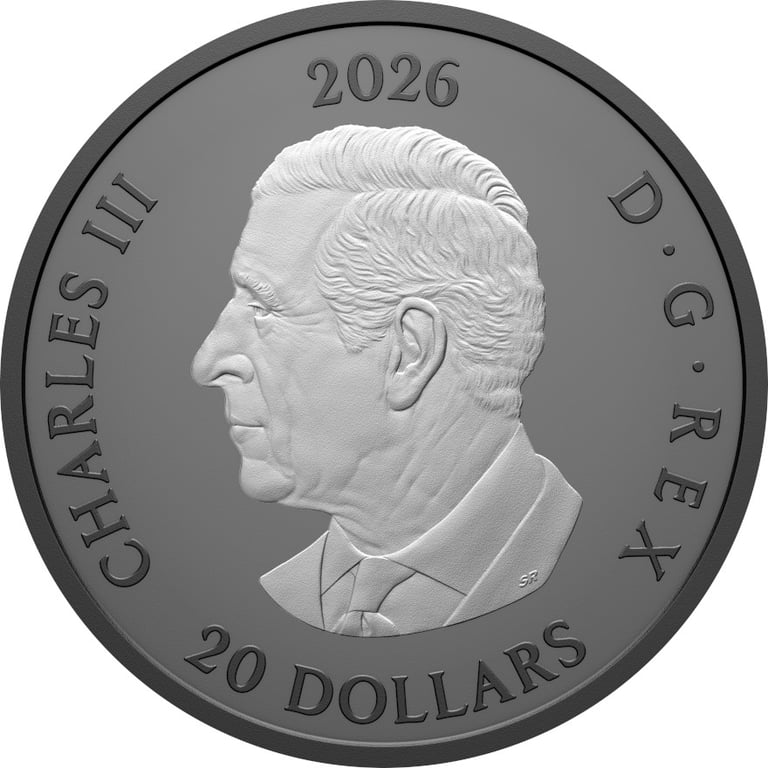 Back of Silver Triple Maple Leaf 1 oz PF - 2026