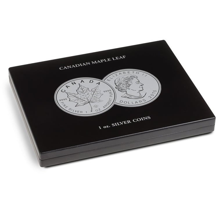  Coin case for 20 x encapsulated Silver Maple Leaf 1 oz