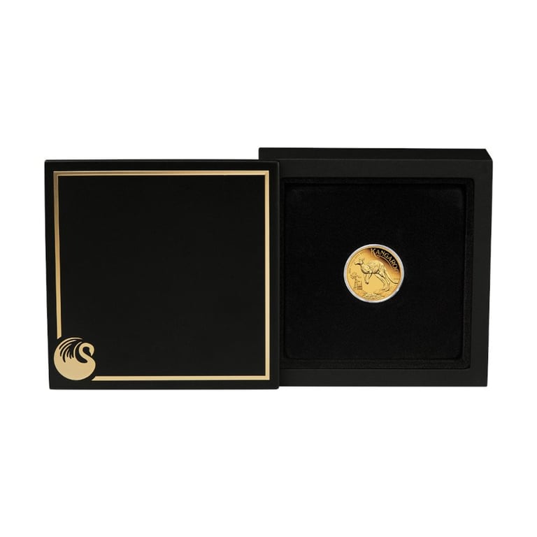 Gold Kangaroo 1/10 oz PF - 2024 in the original coin case