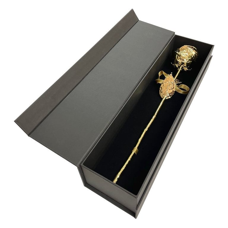 XL Rose 24 carat gold-plated incl. case in the original case