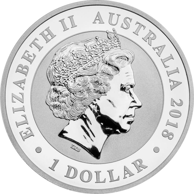 Back of the Silver Swan 1 oz - 2018