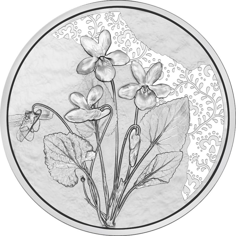 Front of the Silver The Violet 10 EUR SU AUT - 2024