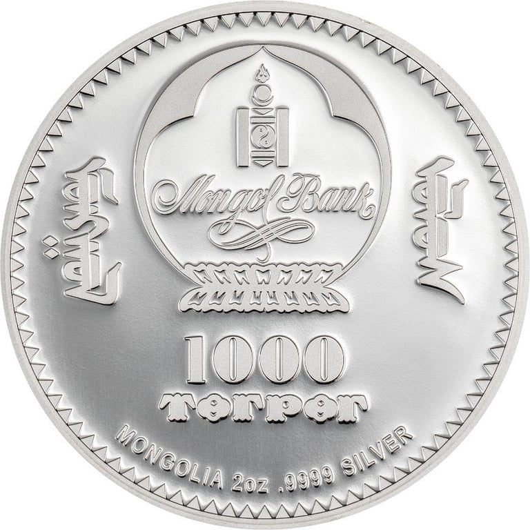 Back of the Silver Fabergé - Lilies of the Valley 2 oz PF - High Relief 2025