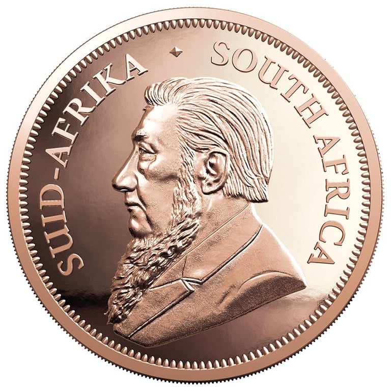 Back of the Gold Krugerrand 2 oz PF - 2021