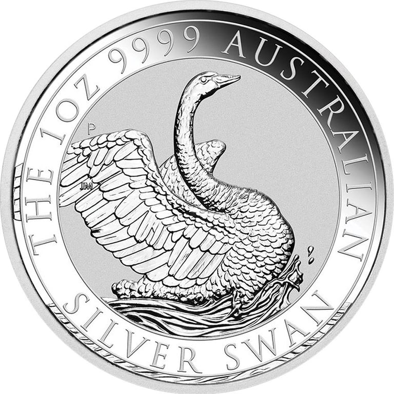 Front of the Silver Swan 1 oz - 2020