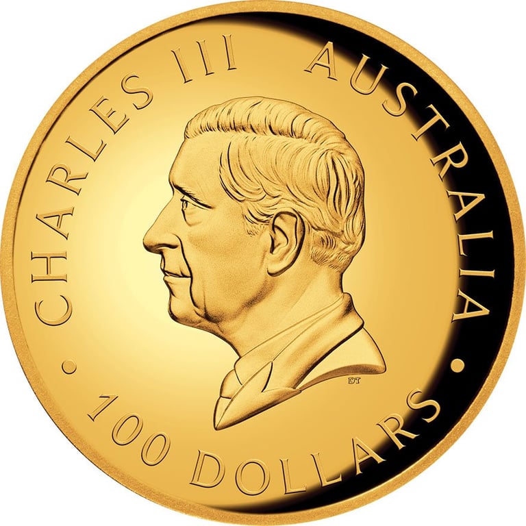 Back of Gold Kangaroo 1 oz Proof High Relief 2026