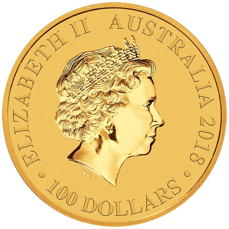 Back of the Gold Birds of Paradise 1 oz - Victoria Bird of Paradise
