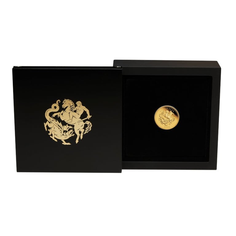 Gold Quarter Sovereign PF - 125th Anniversary - Perth Mint  in the original coin case