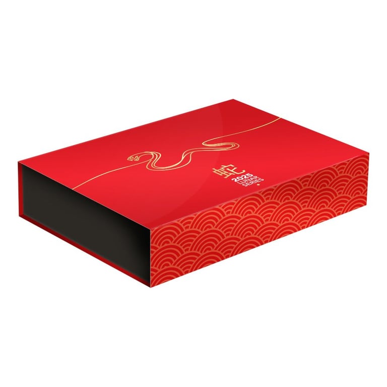 Original coin case of the Gold Lunar Snake 1 oz PF domed coin - RAM 2025