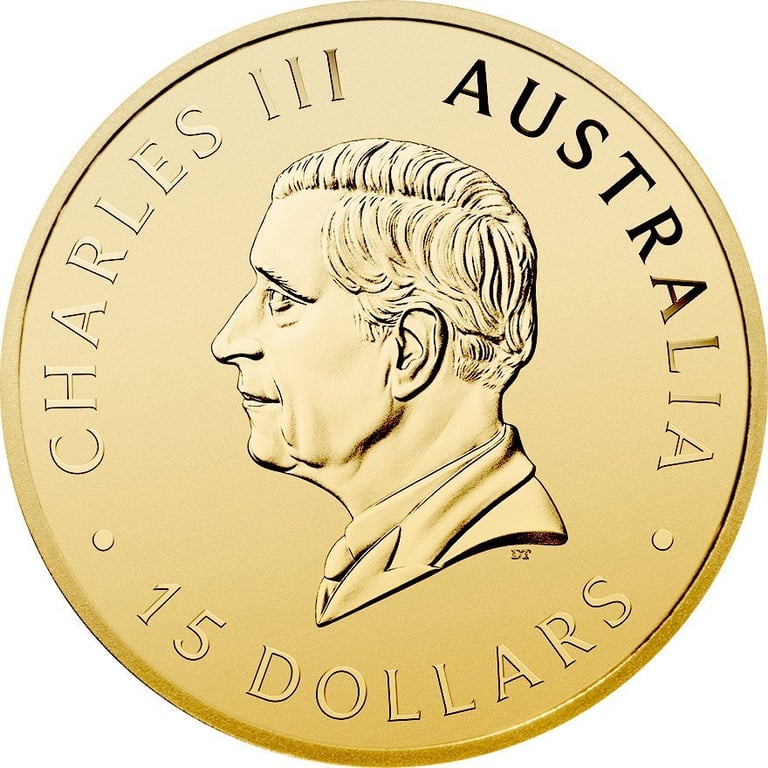 Back of the Gold Kangaroo 1/2 oz - 2026