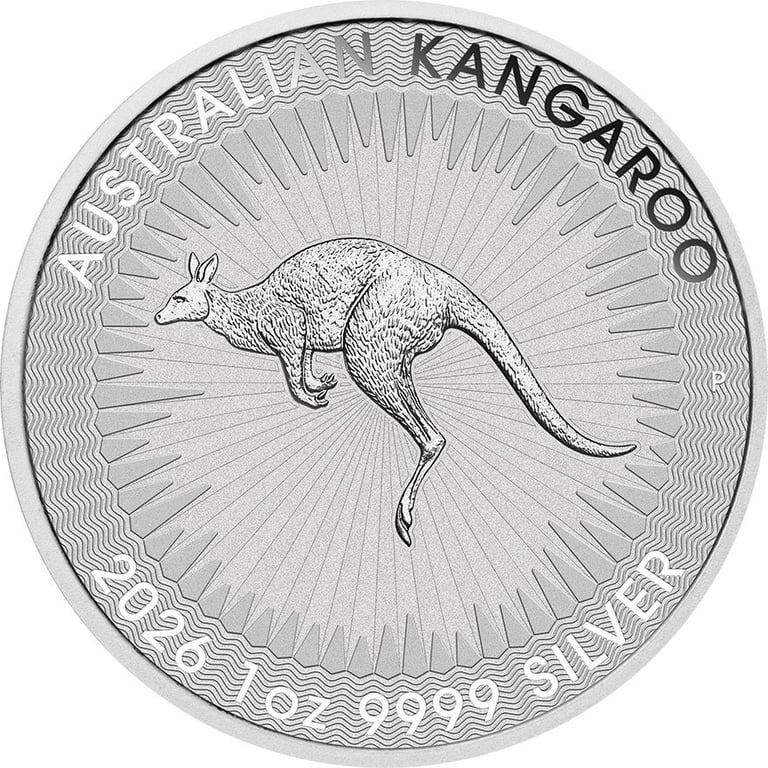 Front of the Silver Kangaroo 1 oz - 2026