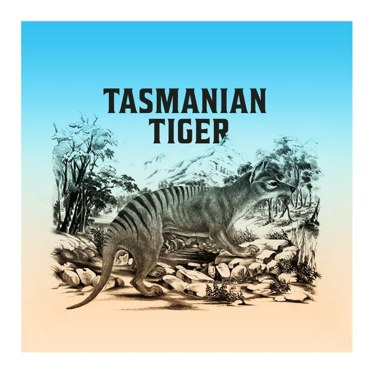 COA (Front) of Silver Tasmanian Tiger 1 oz Black Proof