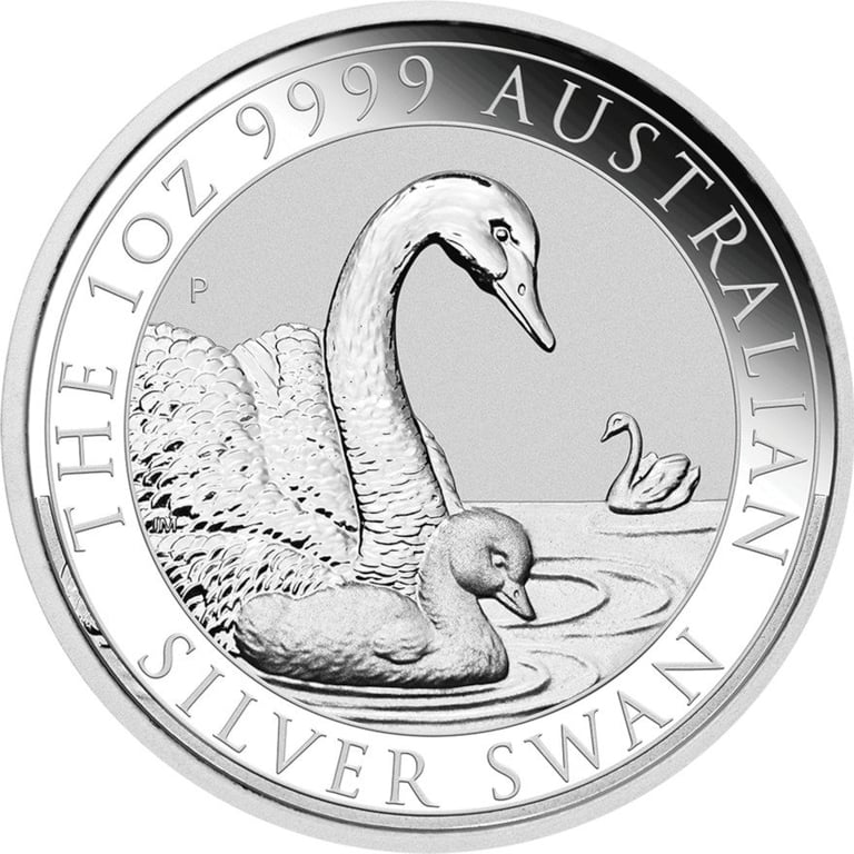 Front of the Silver Swan 1 oz - 2019
