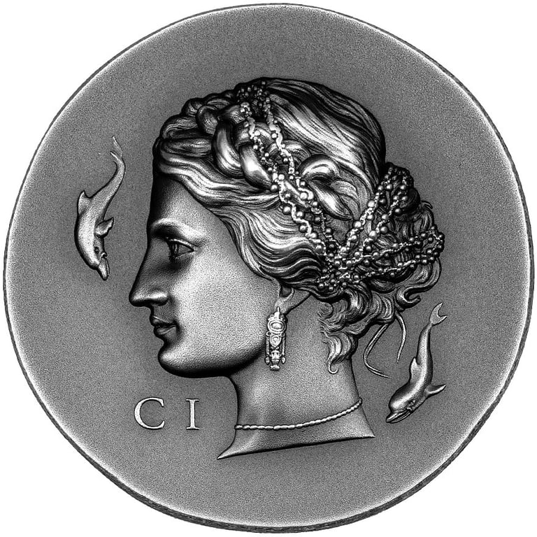 Front of the Silver Arethusa - Antique Finish HR -2023