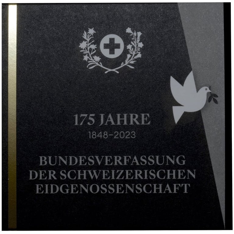 Original coin case of the Gold ""175 Years of the Federal Constitution"" PF