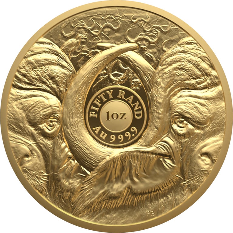 Back of Gold Buffalo 1 oz Proof – Big Five Series III – 2026