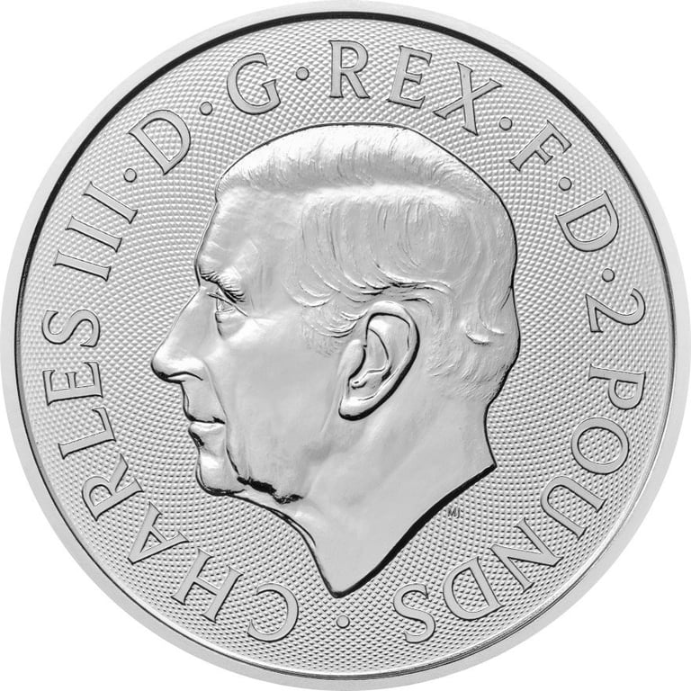 Back of the Silver Merlin 1 oz Myths and Legends 2023