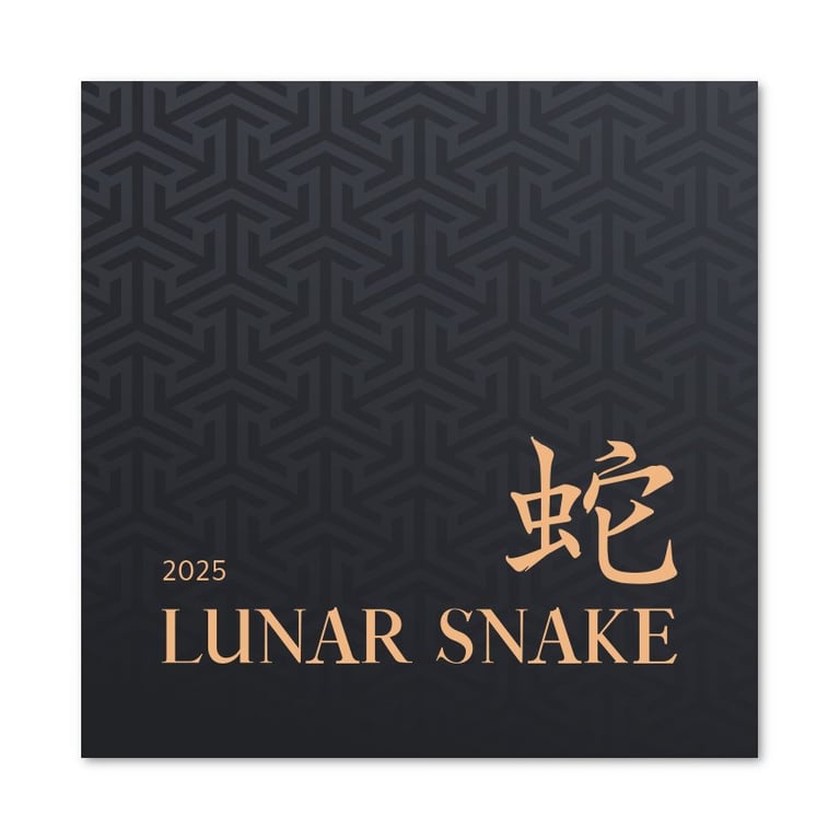 Original coin case of the Gold Year of the Snake - 1 oz PF - 2025