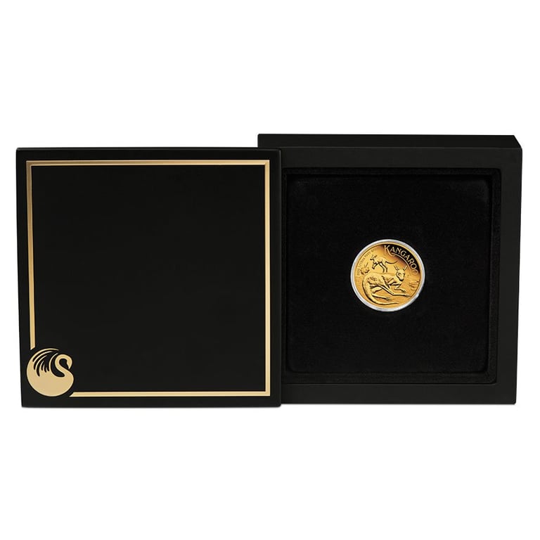 Gold Kangaroo 1/10 oz PF - 2025 in the original coin case