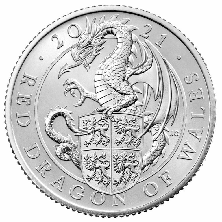 Silver The Queen's Beasts RP - 2021
