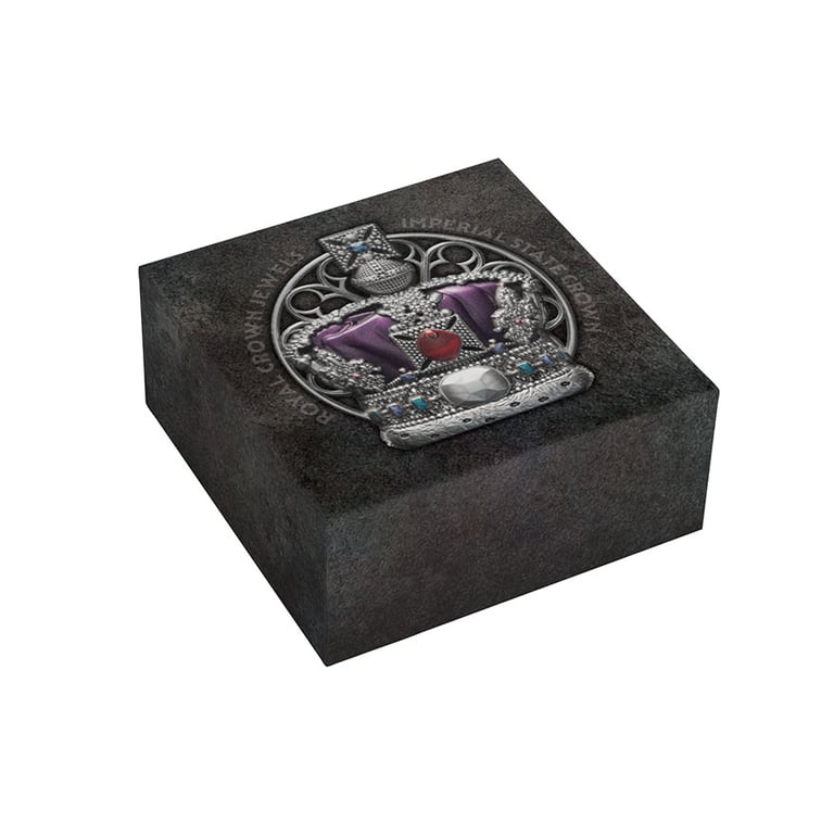 Box of Silver Royal Crown Jewels - Imperial State Crown 2 oz - Ultra High Relief 2026