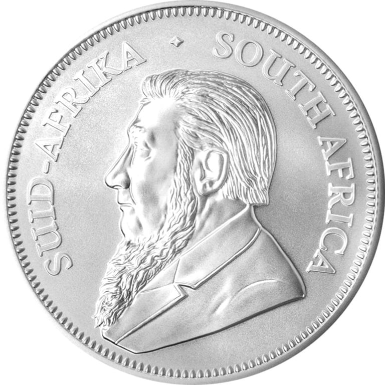 Back of the Silver Krugerrand 1 oz - 2024