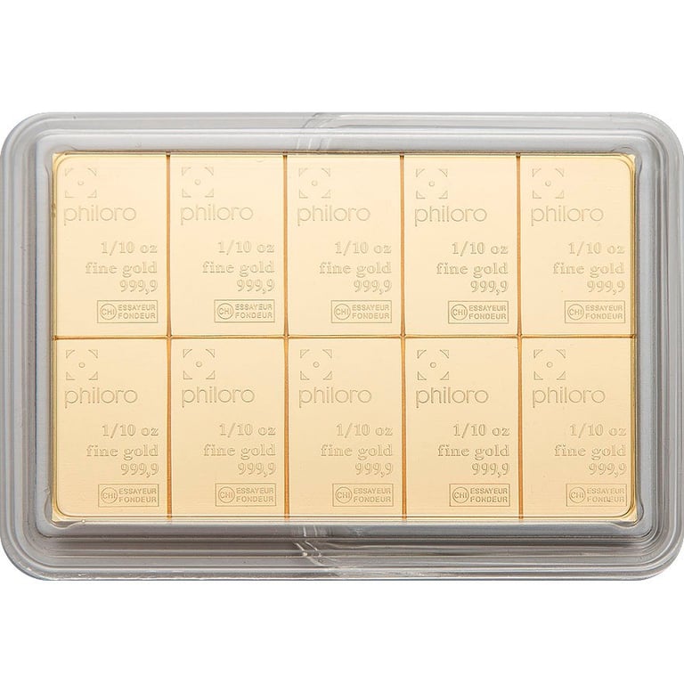 Front of the Gold CombiBar® 1 oz - philoro