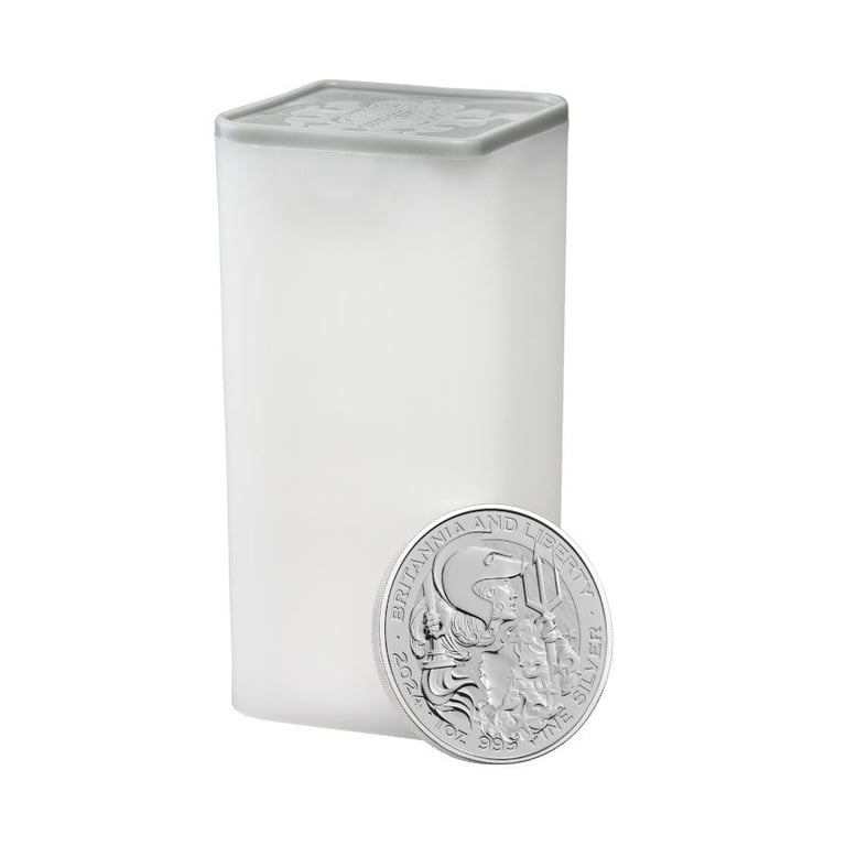 Original coin case of the Silver Britannia & Liberty 1 oz - 2024