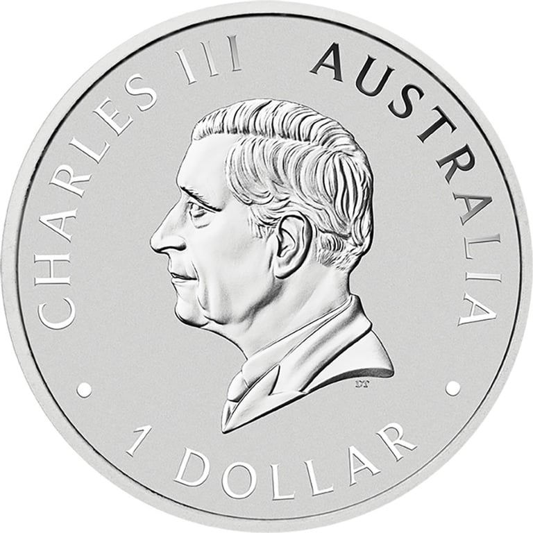 Back of Silver Emu 1 oz - 2026