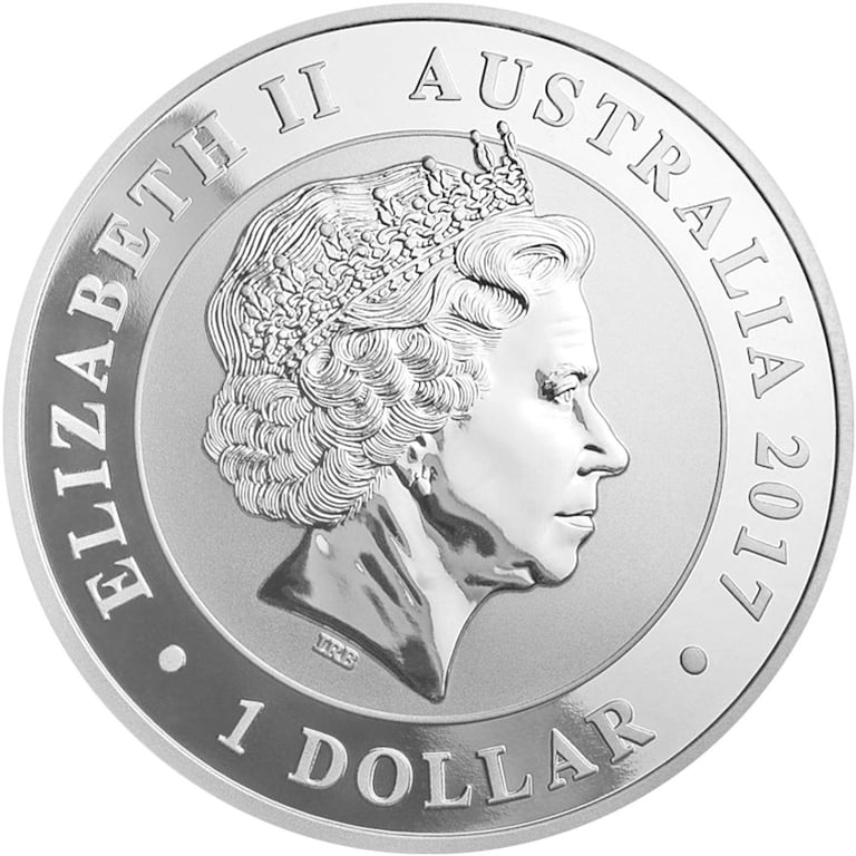 Back of the Silver Swan 1 oz - 2017