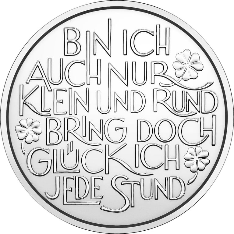 Back of the Silver lucky token “The Cat” 2025