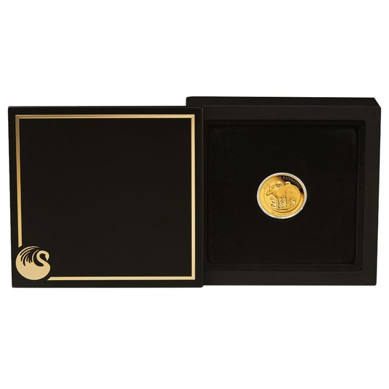 Gold Kangaroo 1/10 oz PF - 2021 in the original coin case