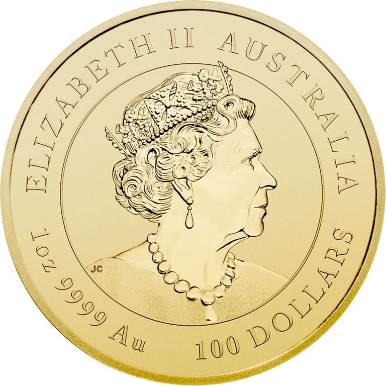 Back of the Gold Lunar III 1 oz - Mouse