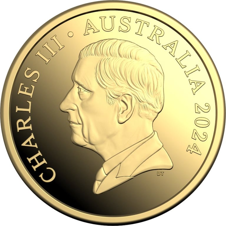 Back of the Gold Kangaroo - Desert Life 1/10 oz PF - RAM 2024