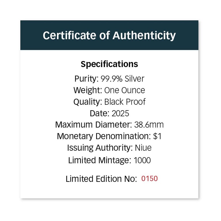 Certificate of authenticity