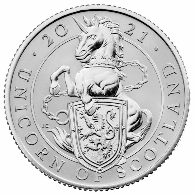 Silver The Queen's Beasts RP - 2021