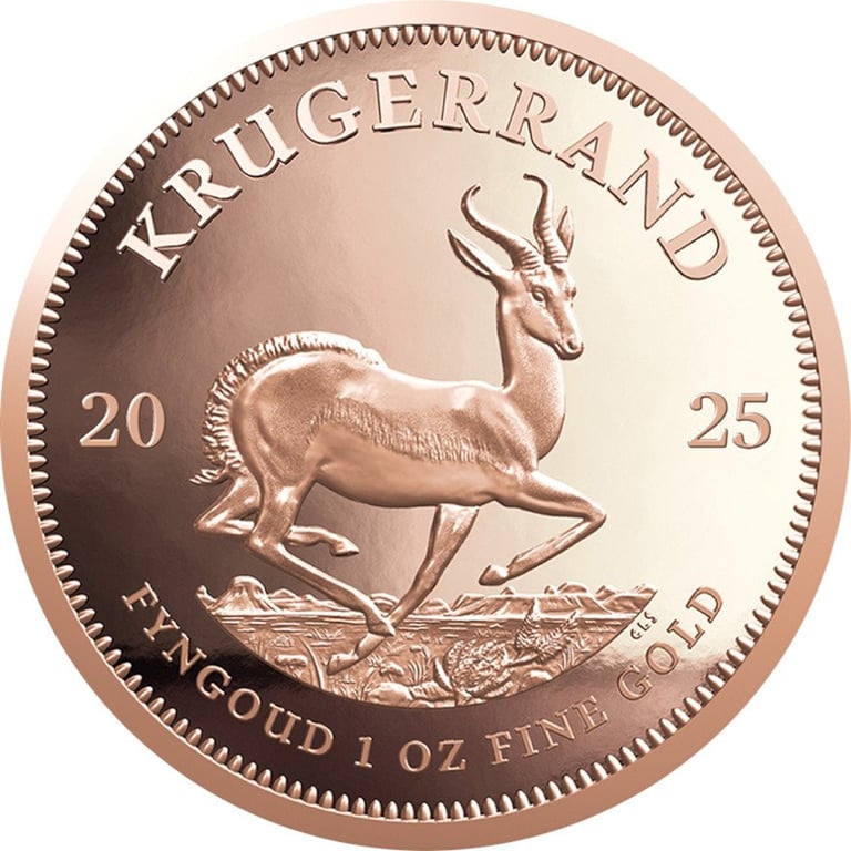 Front of the Gold Krugerrand 1 oz PF - 2025