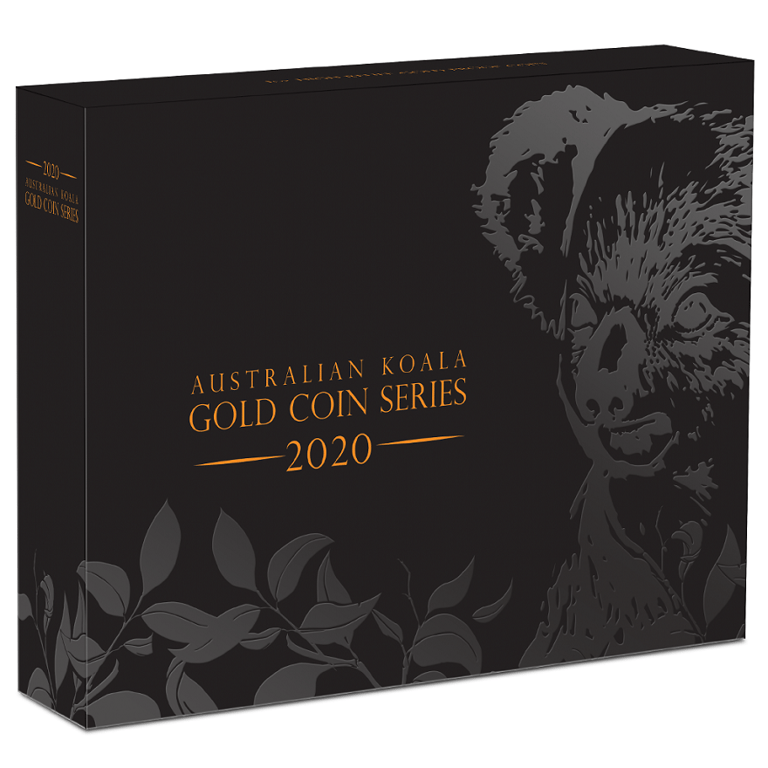 Original coin case of the Gold Koala 1 oz PF - High Relief 2020