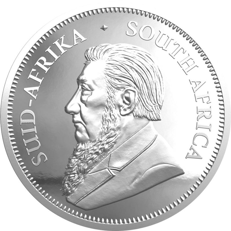 Back of the Silver Krugerrand 1 oz PF - 2023