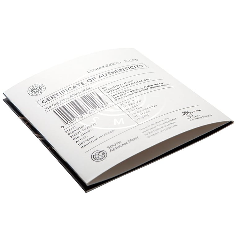 Certificate of authenticity