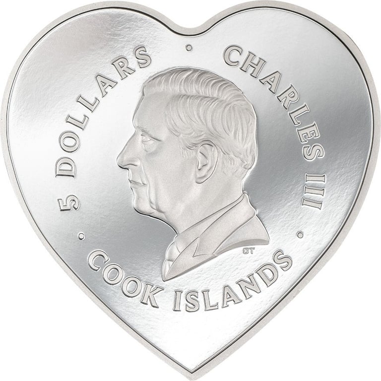 Back of the Silver heart Brilliant Love 20 g PF - 2024
