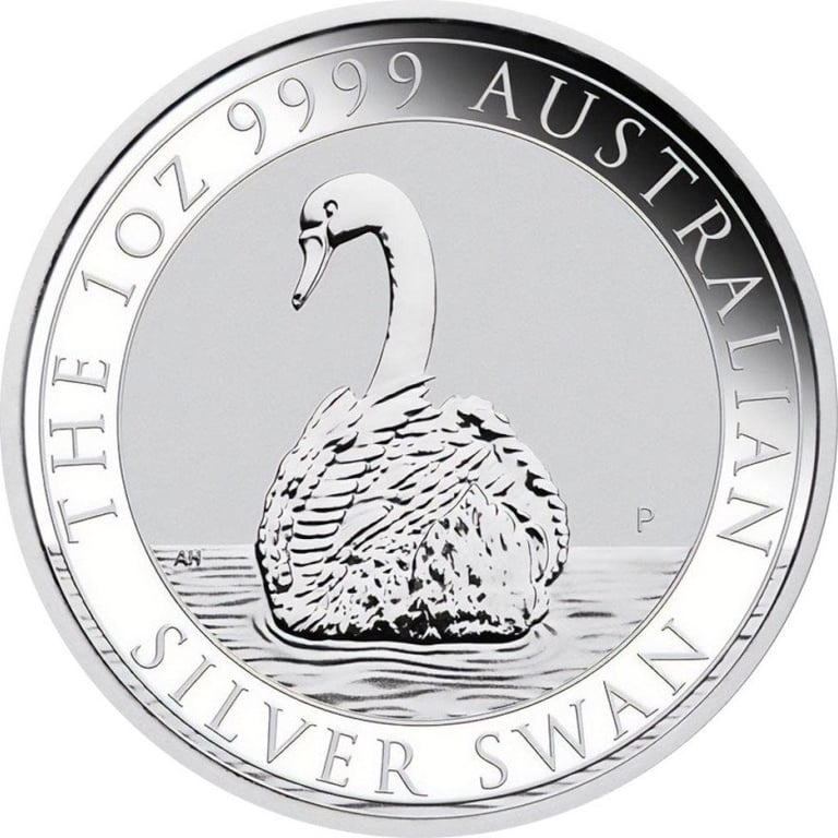 Front of the Silver Swan 1 oz - 2023