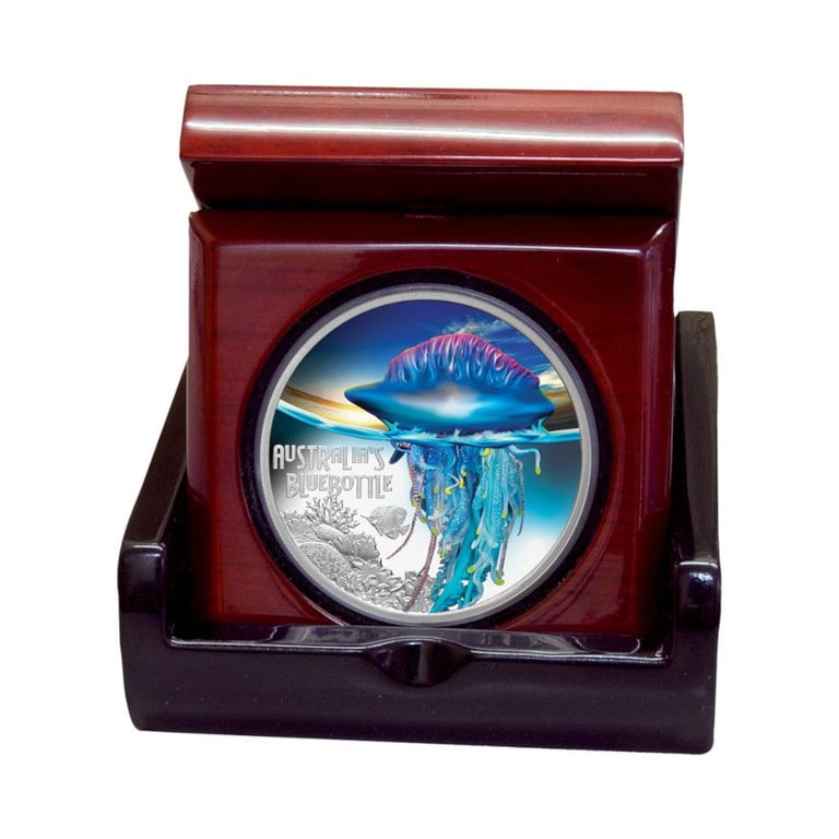 Silver Deadly & Dangerous 1 oz PF - Portuguese Galley 2024 in the original coin case