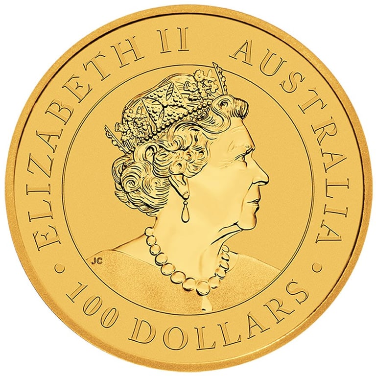 Back of the Gold Super Pit Australia 1 oz - various years