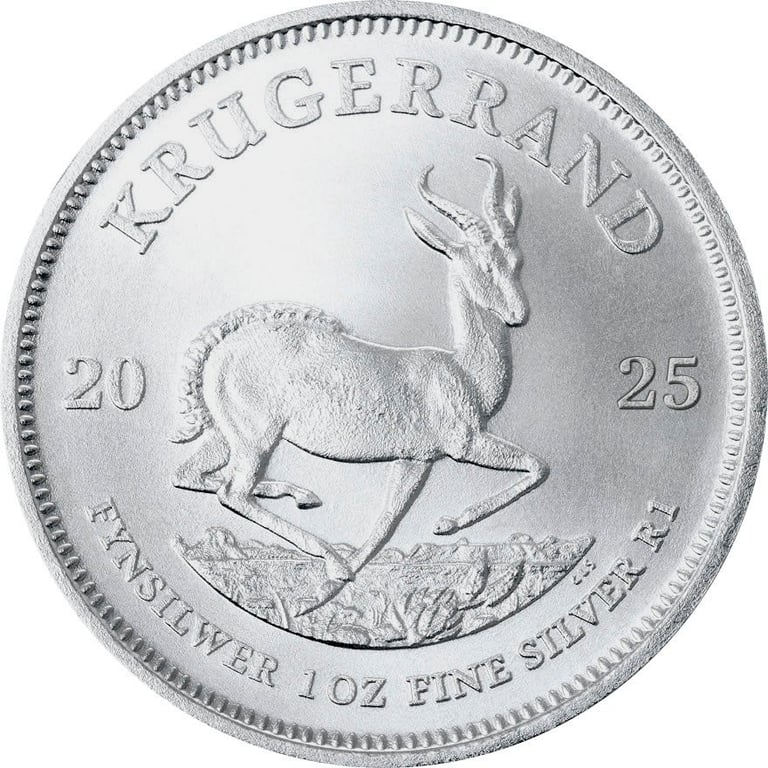 Front of the Silver Krugerrand 1 oz - 2025