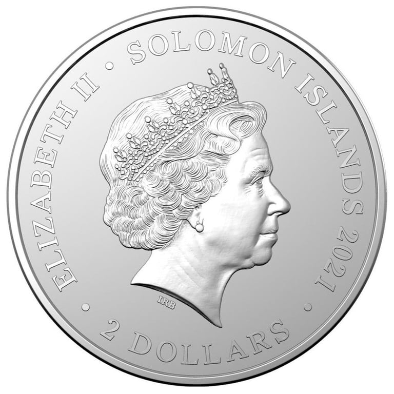 Back of the Silver Pirate Queens 1 oz - Anne Bonny 