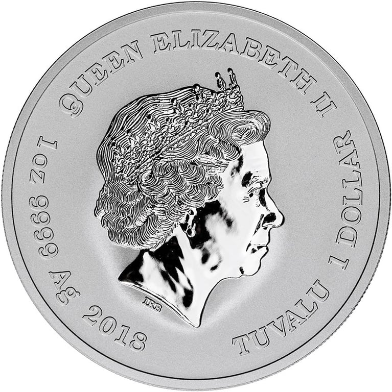 Back of the Silver Thor 1 oz