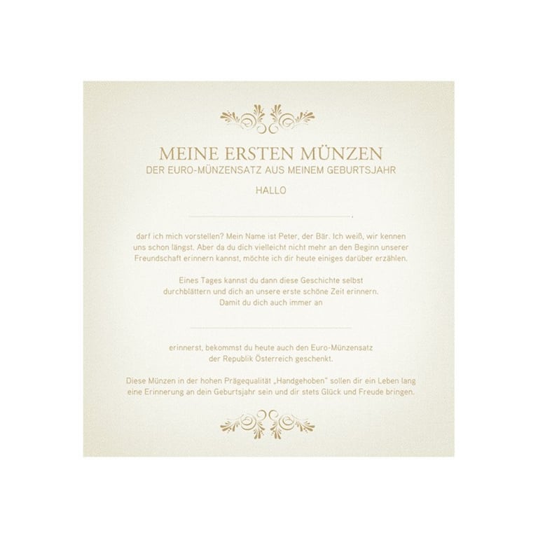 Certificate of authenticity