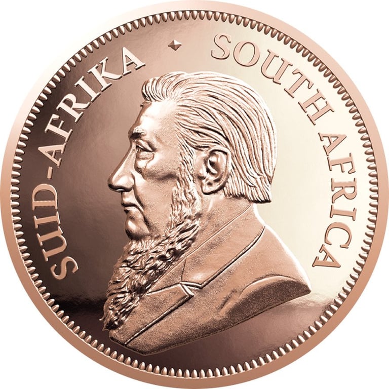 Back of the Gold Krugerrand 1 oz PF - 2025